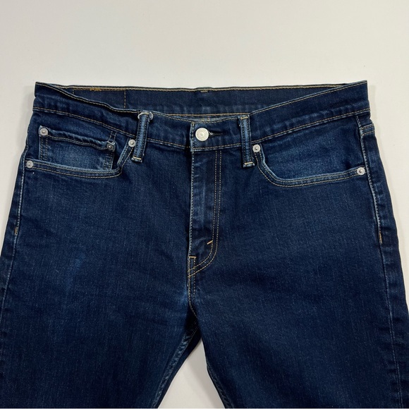 Levi’s 511 Denim Dark Wash Blue Jeans Men’s 34 x 32 See Measurements - Picture 2 of 8